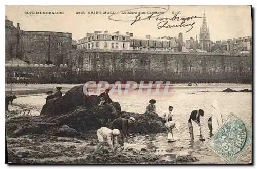 Ansichtskarte AK Saint Malo Cote d'Emeraude La Mare qux Canetons