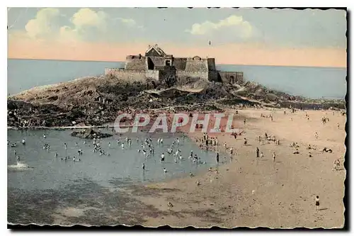 Ansichtskarte AK Saint Malo Plage de l'Eventail