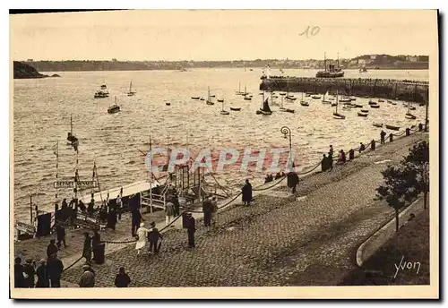 Ansichtskarte AK Saint Malo (Illes et Vilaine) Le Mole des Noires dt l'Embacardere des Vedettes