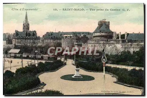 Cartes postales Saint Malo Vue prise du Casino Cote d'Emeraude