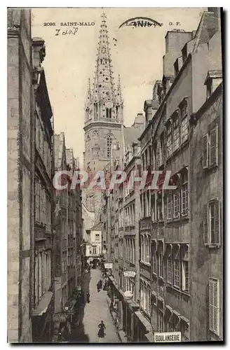 Cartes postales Saint Malo Boulangerie