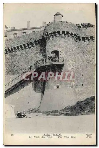 Ansichtskarte AK Saint Malo La Porte des Beys