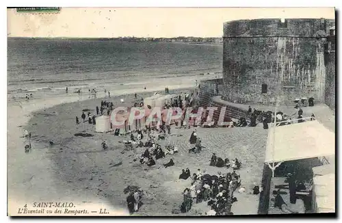 Cartes postales Saint Malo L'Eventail vu des Remparts