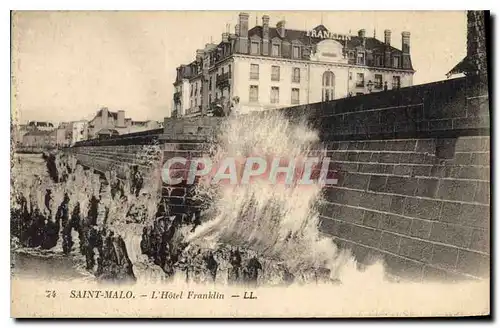 Cartes postales Saint Malo L'Hotel Franklin