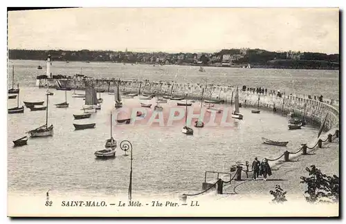 Ansichtskarte AK Saint Malo Le Mole