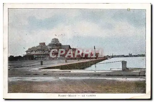 Cartes postales Saint Malo Le Casino