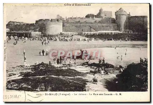 Cartes postales Saint Malo (Bretagne) Cote d'Emeraude Le Chateau aux Cavards