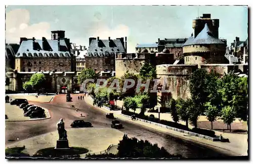 Ansichtskarte AK Saint Malo (I et V) La porte St Vincent et le Chateau