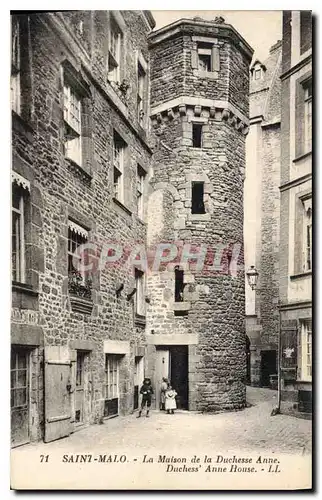 Ansichtskarte AK Saint Malo La Maison de la Duchesse Anne