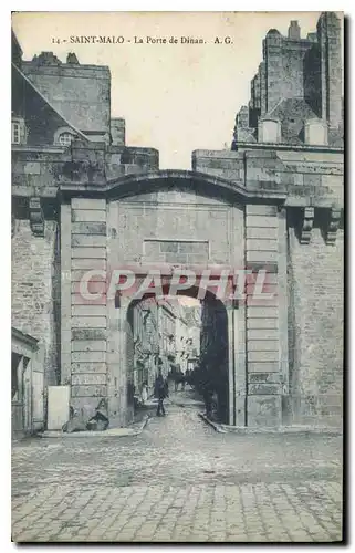 Ansichtskarte AK Saint Malo La Porte de Dinan