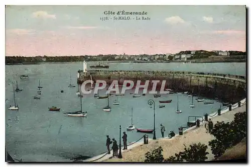 Cartes postales Saint Malo Cote d'Emeraude La Rade