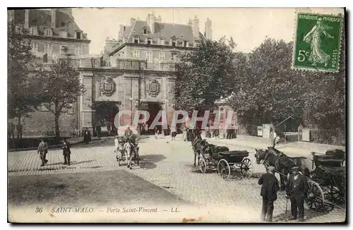 Cartes postales St Malo Porte Saint Vincent