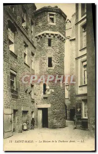 Ansichtskarte AK St Malo La Maison de la Duchesse Anne