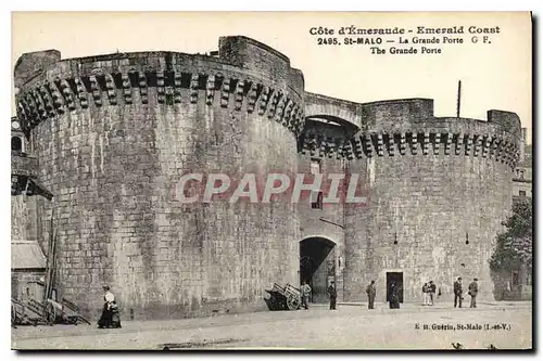 Ansichtskarte AK St Malo La Grande Porte