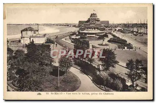 Ansichtskarte AK St Malo Vue vers le Silion prise du Chateau