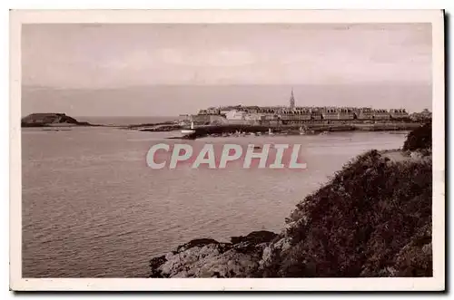 Ansichtskarte AK St Malo Vue generale prise de la Corniche d'Alech