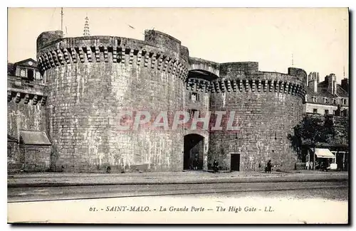 Ansichtskarte AK St Malo La Grande Porte