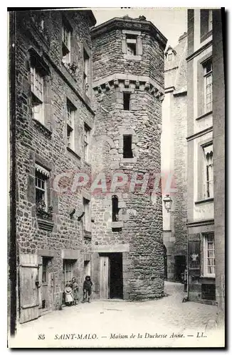 Cartes postales Saint Malo Maison de la Duchesse Anne