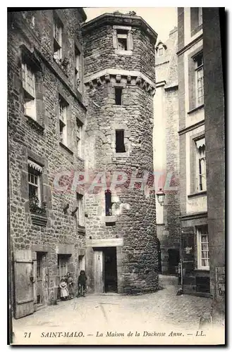 Ansichtskarte AK Saint Malo La Maison de la Duchesse Anne