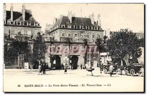 Ansichtskarte AK St Malo La Porte Saint Vincent