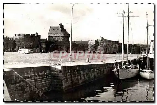 Cartes postales St Malo (I et V) Vue du Donjon et du Bassin des Yechls