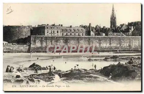 Cartes postales St Malo La Grande Plage