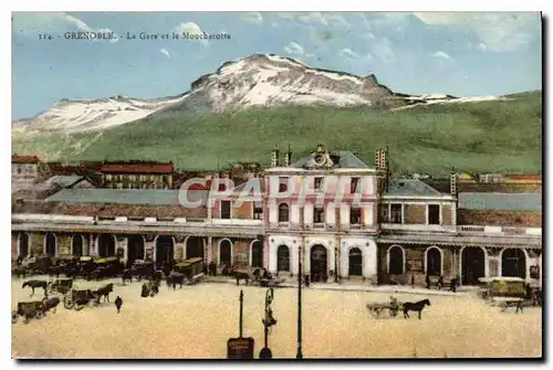 Cartes postales Grenoble La Gare et le Moucherotte