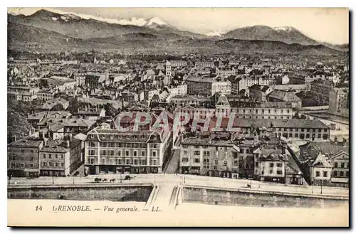 Cartes postales Grenoble Vue generale