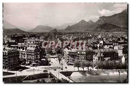 Ansichtskarte AK Grenoble Vue generale et le Cours Jean Jaures