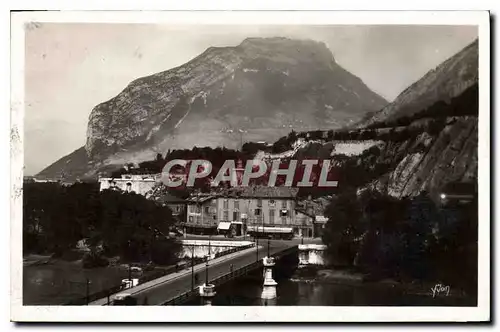 Ansichtskarte AK Grenoble (Isere) Le Pont de France et le casque de Neron