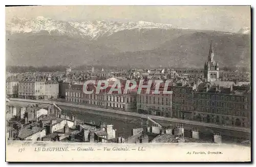 Ansichtskarte AK Grenoble Le Dauphine Vue generale