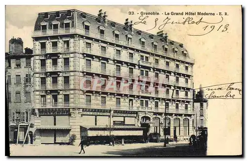 Cartes postales Grenoble Le Grand Hotel Moderne