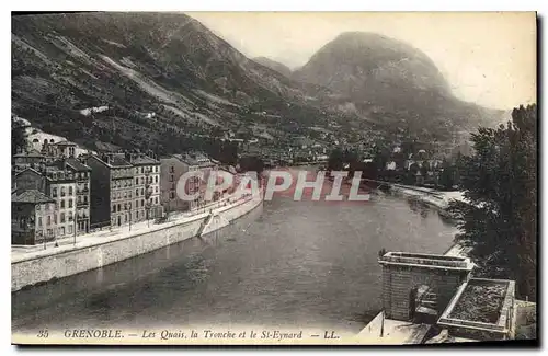 Cartes postales Grenoble Les Quais la Tronche et le St Eynard