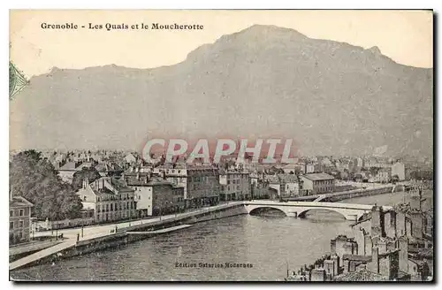 Ansichtskarte AK Grenoble Les Quais et le Moucherotte