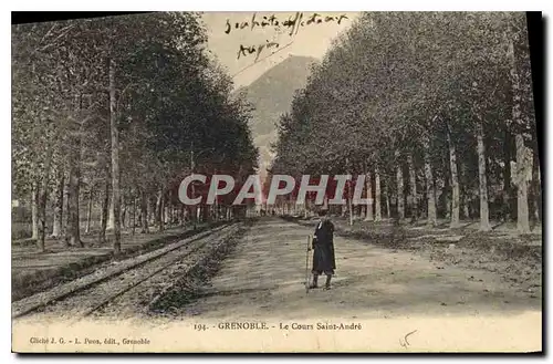 Cartes postales Grenoble Le Cours Saint Andre