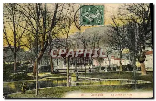 Cartes postales Grenoble Le Jardin de Ville