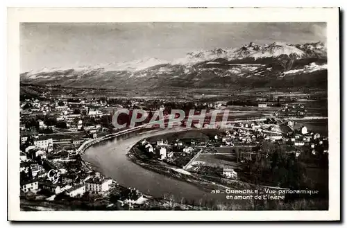 Cartes postales Grenoble Vue panoramique en amont de l'Isere