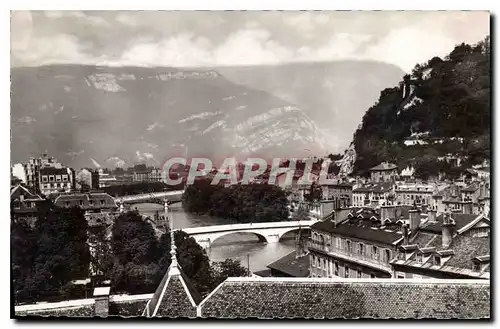 Ansichtskarte AK Grenoble Vue Generale et le Vercors (Plateau de Saint Nizier)