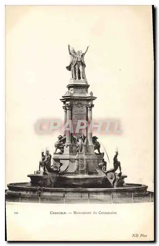 Cartes postales Grenoble Monument du Centenaire