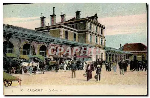 Cartes postales Grenoble La Gare