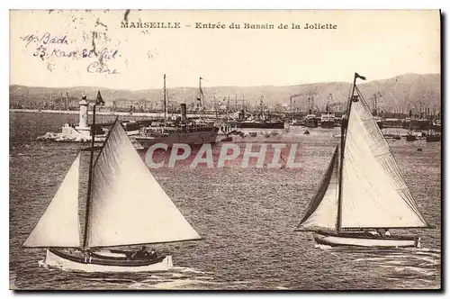 Cartes postales Marseille Entree du Bassin de la Joliette