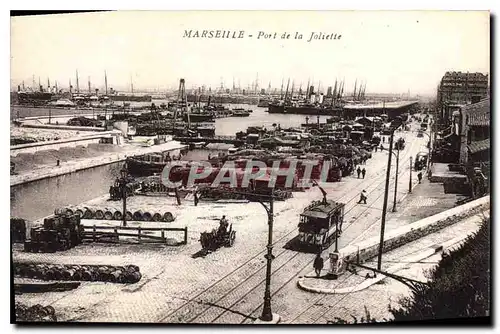 Cartes postales Marseille Port de la Joliette Tramway