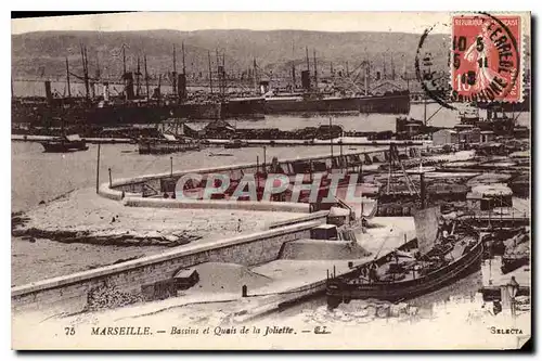 Cartes postales Marseille Bassins et Quais de la Joliette