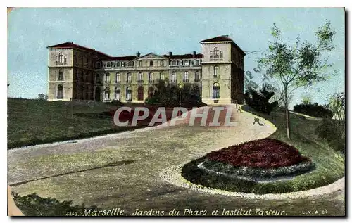 Ansichtskarte AK Marseille Jardin du Pharo et Institut Pasteur