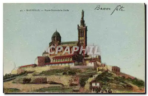 Cartes postales Marseille Notre Dame de la Garde