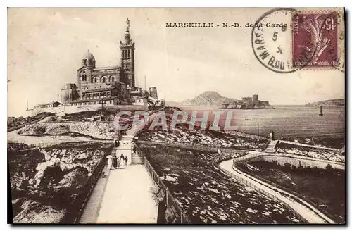 Cartes postales Marseille N D de la Garde