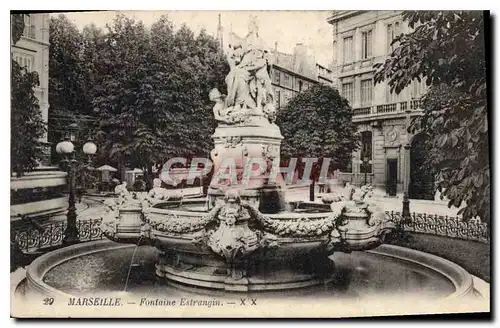 Ansichtskarte AK Marseille Fontaine Estrangin