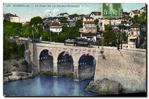 Ansichtskarte AK Marseille Le Pont de la Fausse Monnaie