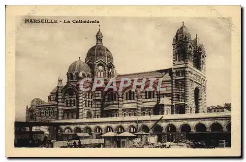 Cartes postales Marseille La Cathedrale