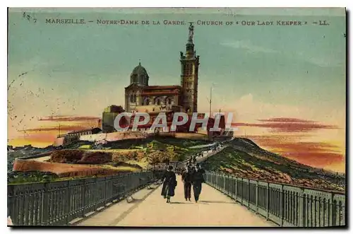 Cartes postales Marseille Notre Dame de la Garde